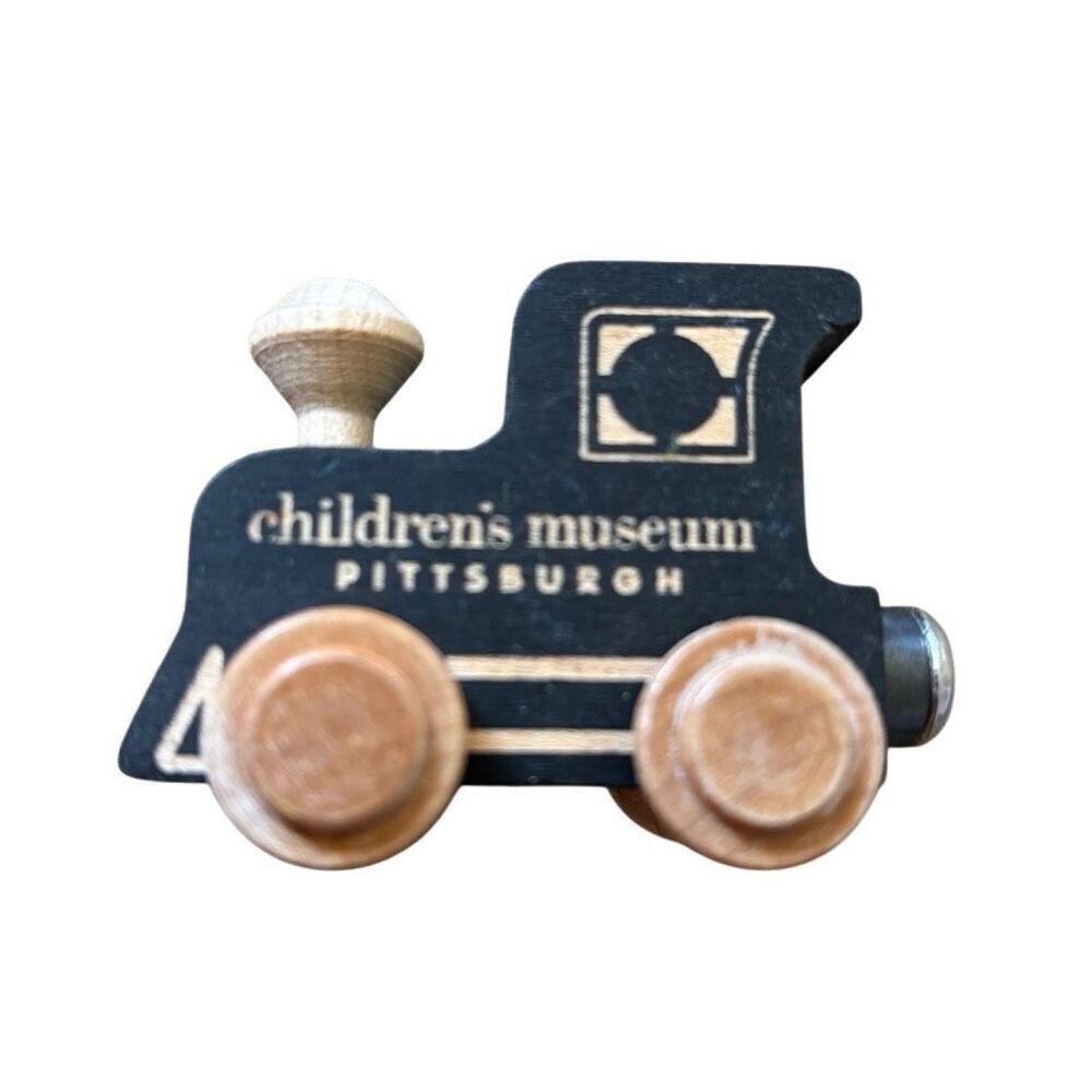 Pittsburgh Children’s Museum NameTrains Wooden Landmark Train Engine